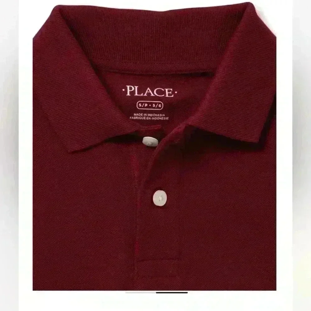 The Children’s Place Boys Uniform Long Sleeve Polo